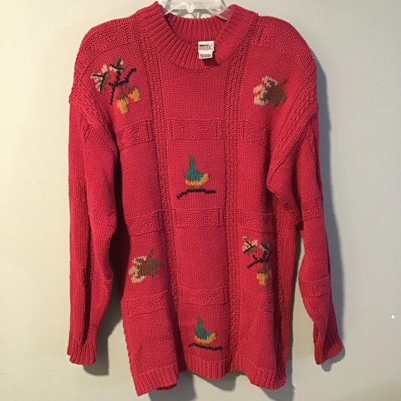 Leslie Fay Option Knit Pullover Vintage 